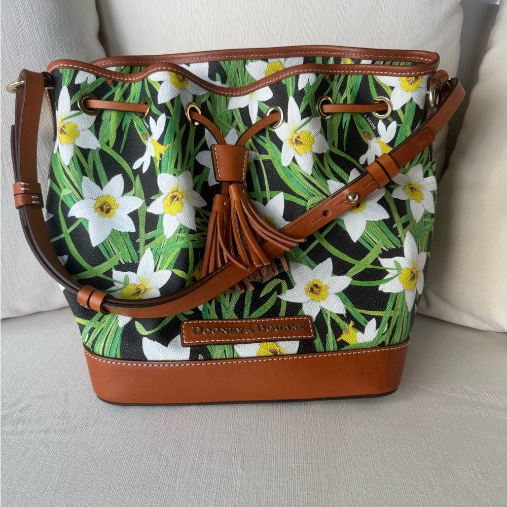 Dooney & Bourke Daffodil Bucket Bag and Wristlet